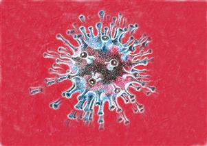 bildliche Darstellung vom CoronaVirus